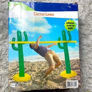 Redemption  Plus Inflatable Cactus Limbo Game 54 In For Beach, Pool, Yard Age 3+